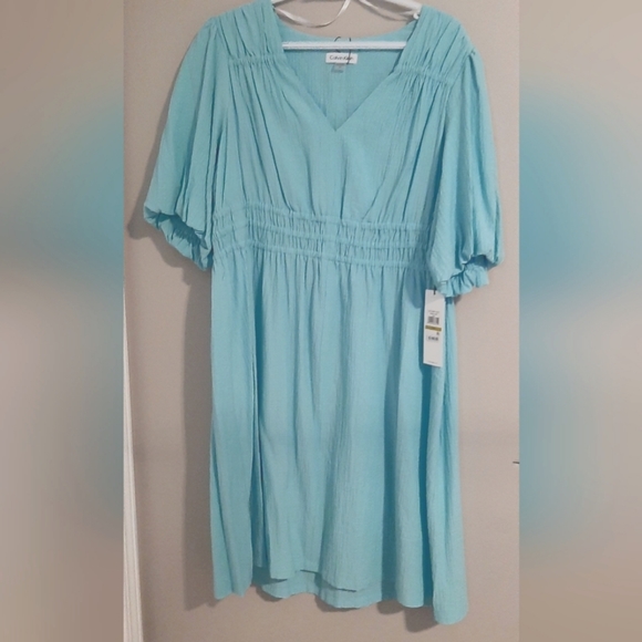 Calvin Klein  Blue dress size 14 - Picture 1 of 6